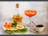 Сутрешна закуска и кафе!