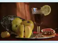 Вино с ябълки лимон