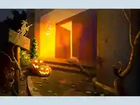 Картичка Хелоуин дом!