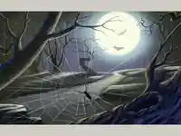 Нощна мистерия картичка Хелоуин!