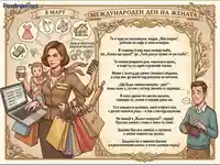 8 март: Модерната жена жонглира с кариера, семейство и домакинство, докато мъжът е объркан.