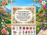 Пролетна картичка за Цветница от Pozdravi.net