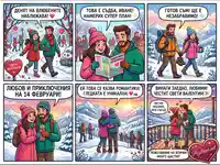 Романтично планинско приключение за Свети Валентин: любов, поход и незабравими моменти за влюбена двойка.