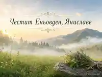 Тиха еньовденска картичка с мъглива планинска поляна