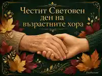 Луксозна екартичка за Световния ден на възрастните хора