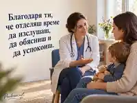 Благодарност към медиците за Световния ден за борба с полиомиелита